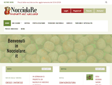 Tablet Screenshot of nocciolare.it